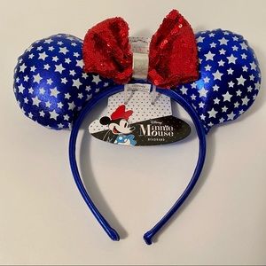 Disney Minnie Mouse Ears Americana Headband